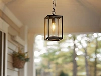 4 x venezia buiten wandlamp zwart - afbeelding 4 van  6