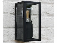 4 x venezia buiten wandlamp zwart - afbeelding 4 van  8
