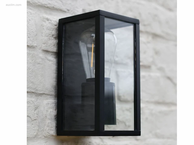 4 x venezia buiten wandlamp zwart - afbeelding 5 van  8