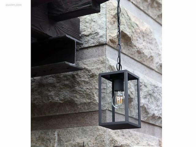 4 x veneziana buiten wandlamp zwart - afbeelding 7 van  8