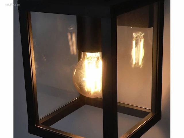 4 x veneziana buiten wandlamp zwart - afbeelding 6 van  7