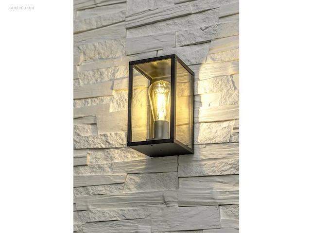 4 x veneziana buiten wandlamp zwart - afbeelding 6 van  7