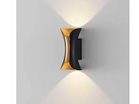 4 x viva wand design armaturen goud zwart - afbeelding 2 van  7