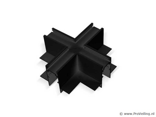 4 x x-connector voor inbouw magnetische rail – 48v – horizontaal - afbeelding 3 van  4