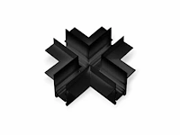 4 x x-connector voor inbouw magnetische rail – 48v – horizontaal