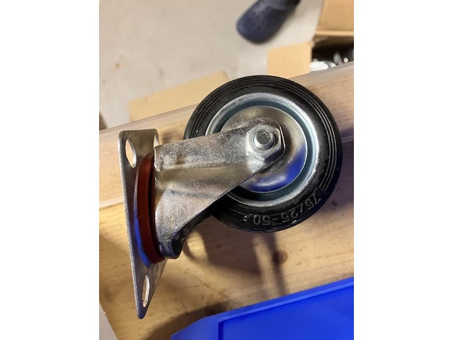 4 x zwenkwielen 75mm - afbeelding 2 van  7
