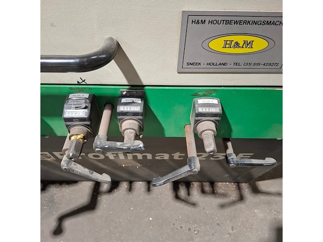4-zijdige schaafmachine weinig, profimat 23e, bouwjaar 1991 - afbeelding 6 van  44