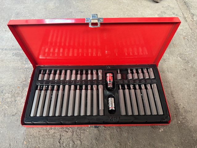 40-delige inbus torx en veeltand set, hbm - afbeelding 1 van  4