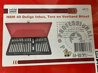 40-delige inbus torx en veeltand set, hbm - afbeelding 4 van  4