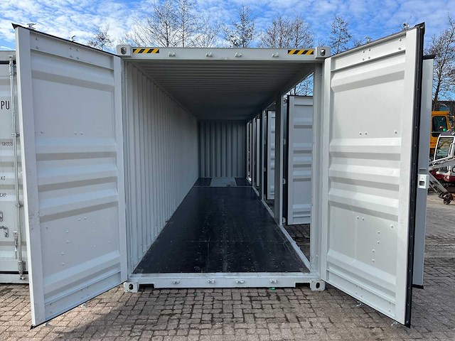 40 ft high cube hq opslagcontainer met 4 zijdeuren - afbeelding 15 van  16