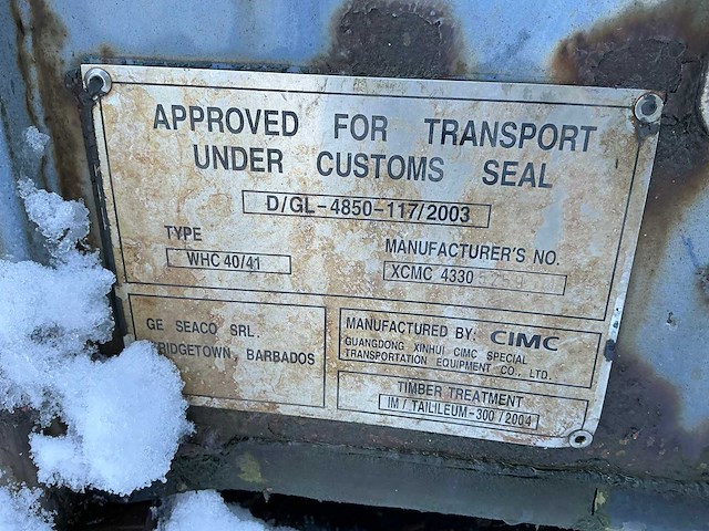 40 ft high cube opslagcontainer - afbeelding 7 van  16