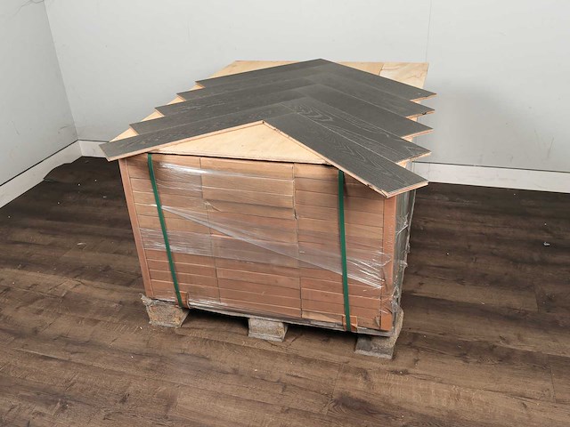 40 m2 parket eiken visgraat mutliplank - 700 x 140 x 13 mm - afbeelding 4 van  4