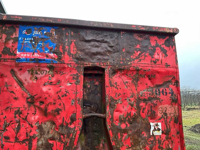 40 m3 afzet afvalcontainer (haak/kabel systeem) - afbeelding 3 van  14