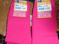 40 paar damessokken mt 35/38 - afbeelding 1 van  3