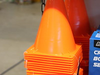 40 pionnen in schap met hoogte 18 cm. - afbeelding 2 van  2