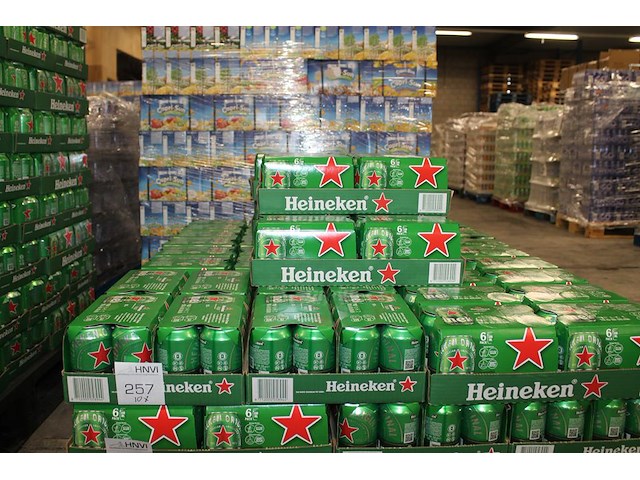40 sixpacks heineken bier 0,33cl. tht 4-2026. bod inclusief statiegeldwaarde van 36 euro. - afbeelding 1 van  2