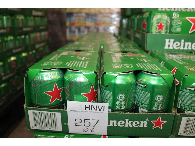 40 sixpacks heineken bier 0,33cl. tht 4-2026. bod inclusief statiegeldwaarde van 36 euro. - afbeelding 2 van  2