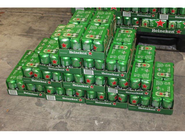 40 sixpacks heineken bier 0,33cl. tht 4-2026. bod inclusief statiegeldwaarde van 36 euro. - afbeelding 1 van  2