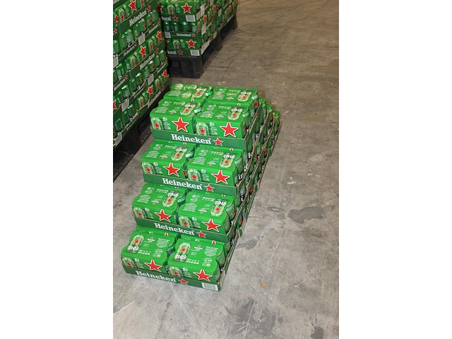 40 sixpacks heineken bier 0,33cl. tht 4-2026. bod inclusief statiegeldwaarde van 36 euro. - afbeelding 2 van  2