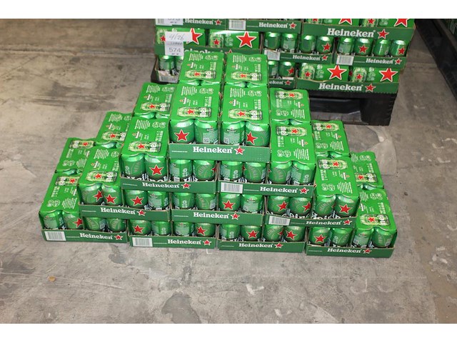40 sixpacks heineken bier 0,33cl. tht 4-2026. bod inclusief statiegeldwaarde van 36 euro. - afbeelding 1 van  2