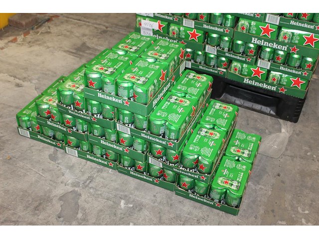 40 sixpacks heineken bier 0,33cl. tht 4-2026. bod inclusief statiegeldwaarde van 36 euro. - afbeelding 1 van  2