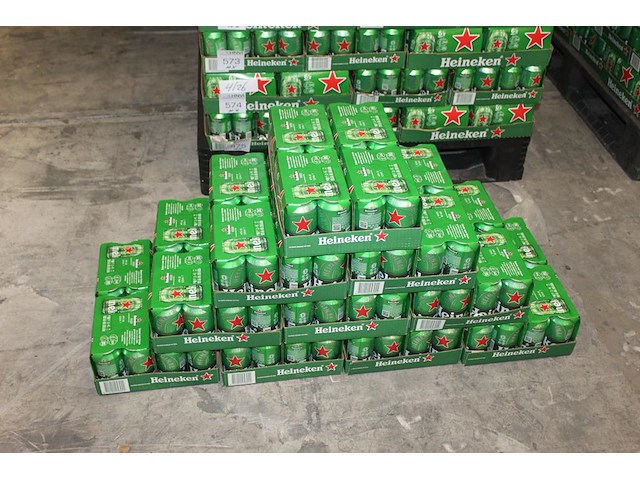 40 sixpacks heineken bier 0,33cl. tht 4-2026. bod inclusief statiegeldwaarde van 36 euro. - afbeelding 1 van  2