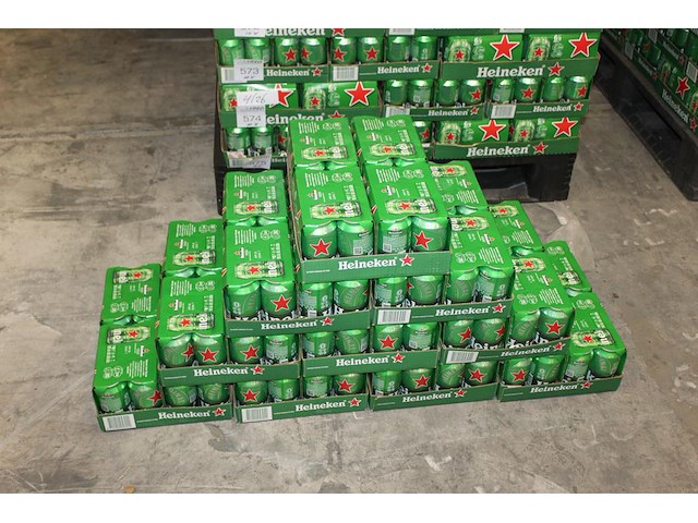 40 sixpacks heineken bier 0,33cl. tht 4-2026. bod inclusief statiegeldwaarde van 36 euro. - afbeelding 1 van  2