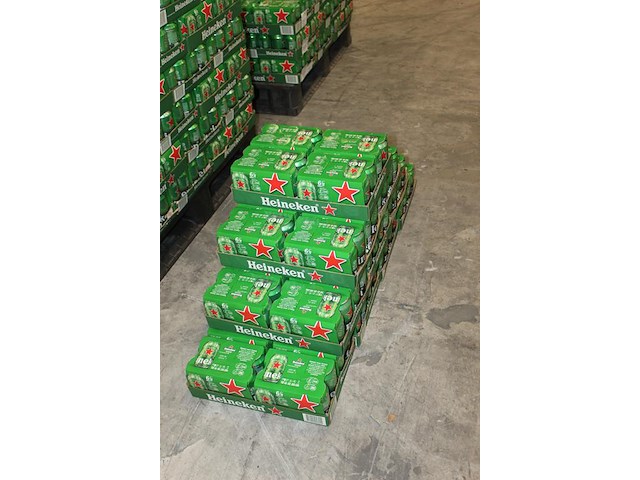 40 sixpacks heineken bier 0,33cl. tht 4-2026. bod inclusief statiegeldwaarde van 36 euro. - afbeelding 2 van  2
