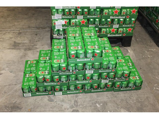 40 sixpacks heineken bier 0,33cl. tht 4-2026. bod inclusief statiegeldwaarde van 36 euro. - afbeelding 1 van  2