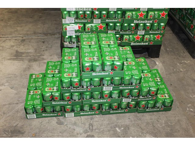 40 sixpacks heineken bier 0,33cl. tht 4-2026. bod inclusief statiegeldwaarde van 36 euro. - afbeelding 1 van  2
