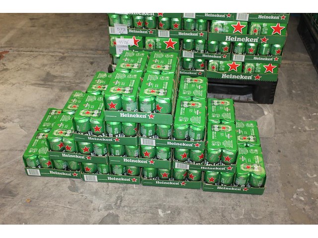 40 sixpacks heineken bier 0,33cl. tht 4-2026. bod inclusief statiegeldwaarde van 36 euro. - afbeelding 1 van  2