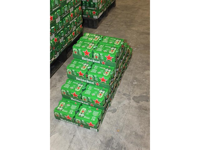 40 sixpacks heineken bier 0,33cl. tht 4-2026. bod inclusief statiegeldwaarde van 36 euro. - afbeelding 2 van  2