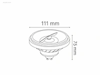 40 x gt ar111 led lichtbron, 11 watt, 3000k - afbeelding 5 van  9