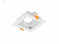 40 x gt square 1.0 design inbouwspots wit