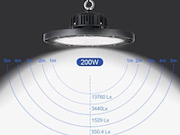 40 x highbay ufo 200w - pro design smd - dimbaar - koud wit 6500k - afbeelding 2 van  9