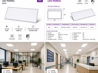 40 x led paneel 24w – 4200k neutraal wit - 595x295mm – ip20 – zodiac-24 - afbeelding 5 van  5