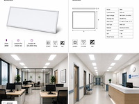 40 x led paneel 36w – 4200k neutraal wit - 1195x295mm – ip20 – zodiac-36 - afbeelding 5 van  5