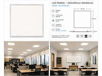 40 x led paneel 45w – 4200k neutraal wit - 595x595mm – ip20 – galaksi - afbeelding 5 van  5