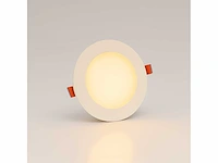 40 x led paneel – rond inbouw – 8w – 3000k warm wit – ip20