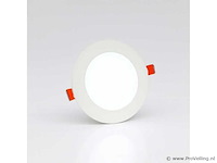 40 x led paneel – rond inbouw – 8w – 6500k koud wit – ip20 - afbeelding 1 van  4