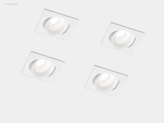 40 x neo square design inbouwspots wit, gu10 - afbeelding 6 van  7