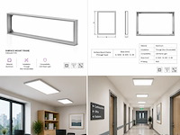 40 x opbouw frame voor led paneel – 1200x300mm – ip20 – frame-30120 - afbeelding 5 van  5
