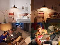 40 x philips filament led, 8 watt, e27, dimbaar, dim to warm - afbeelding 10 van  10