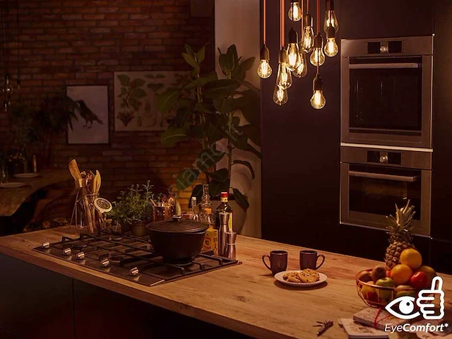 40 x philips filament led, 8 watt, e27, dimbaar, dim to warm - afbeelding 4 van  5