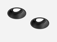 40 x solo deep kantelbaar zwart gu10 - afbeelding 9 van  9