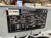 400 kva tmc transformator 20.000/400 volt dry type. ongebruikt. - afbeelding 8 van  8