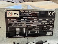 400 kva tmc transformator 20.000/400 volt dry type. ongebruikt. - afbeelding 8 van  8