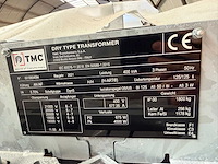 400 kva tmc transformator 20.000/400 volt dry type. ongebruikt. - afbeelding 8 van  8