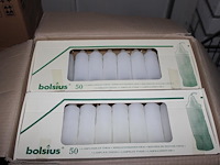400 lampenkaarsen dik in 2 dozen. - afbeelding 2 van  2