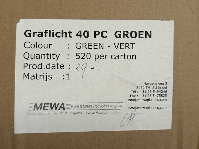 4000 plastic kaarspotjes mewa - afbeelding 3 van  4